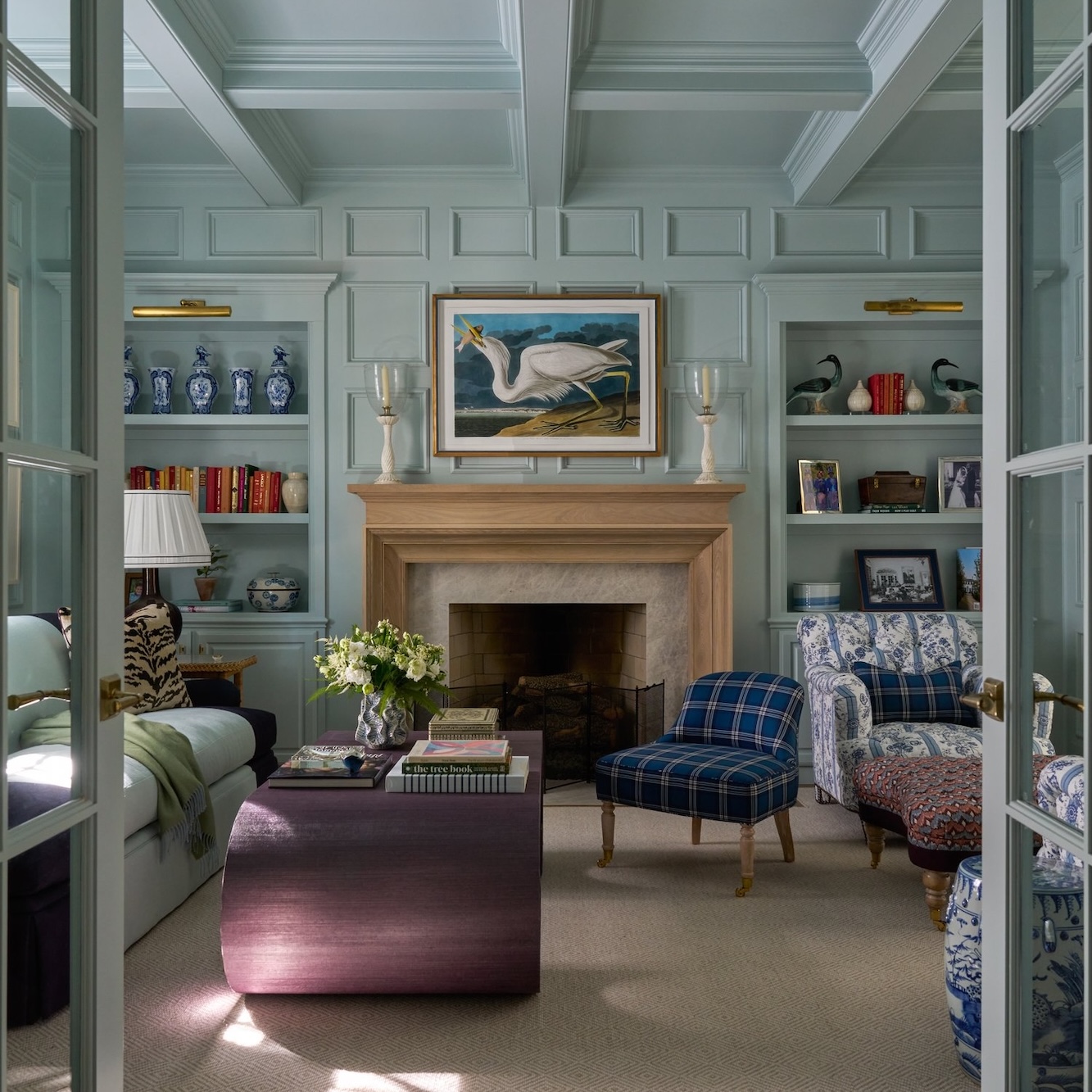 Avrea and Company University Park Wentwood living room Woodlawn blue hc-147