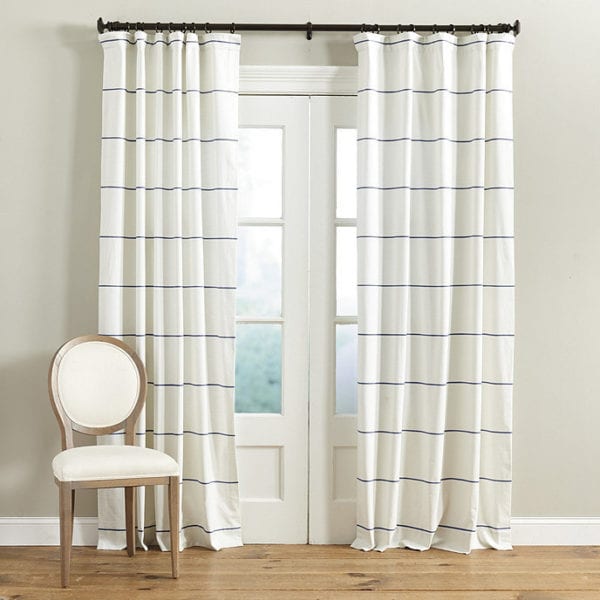 Ballard Design Bowen Striped drapery curtain