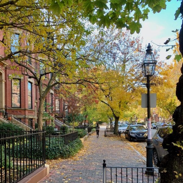 Boston Back Bay Marlborough Street - November 7, 2020