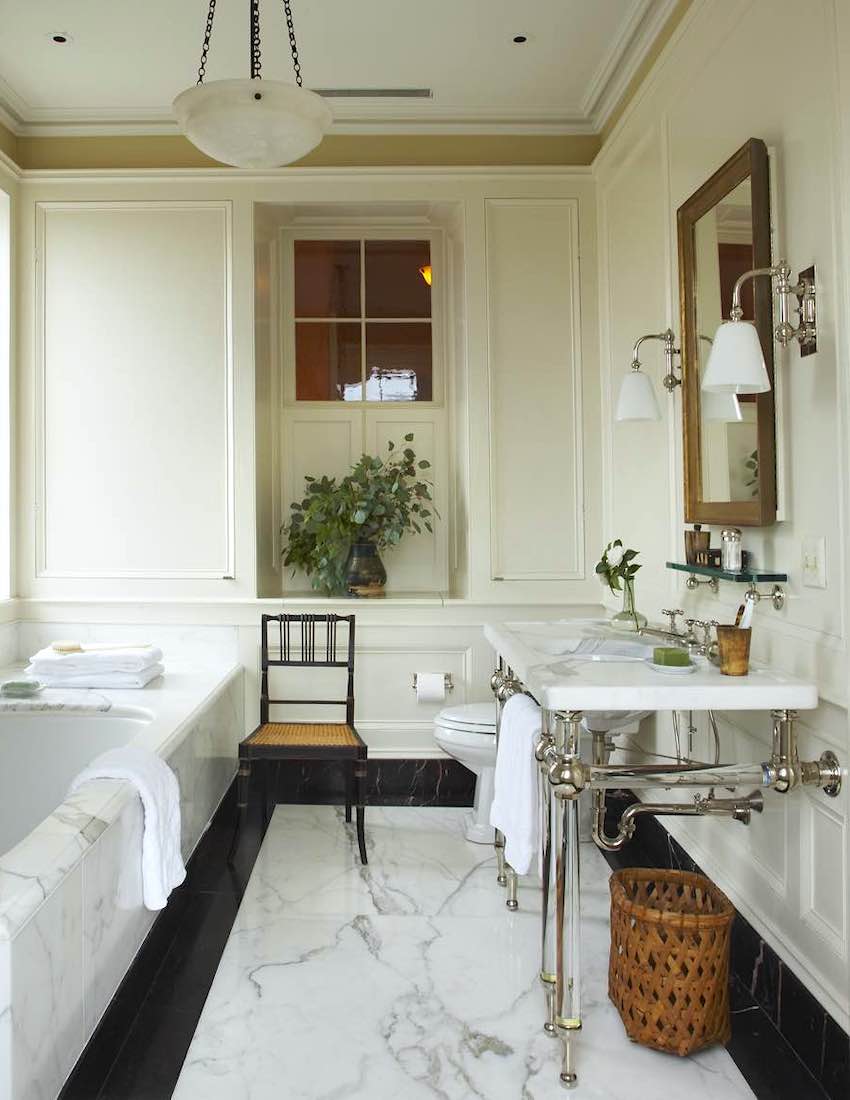 Charleston Greek Rev_Gil Schafer marble floor bathroom trends 