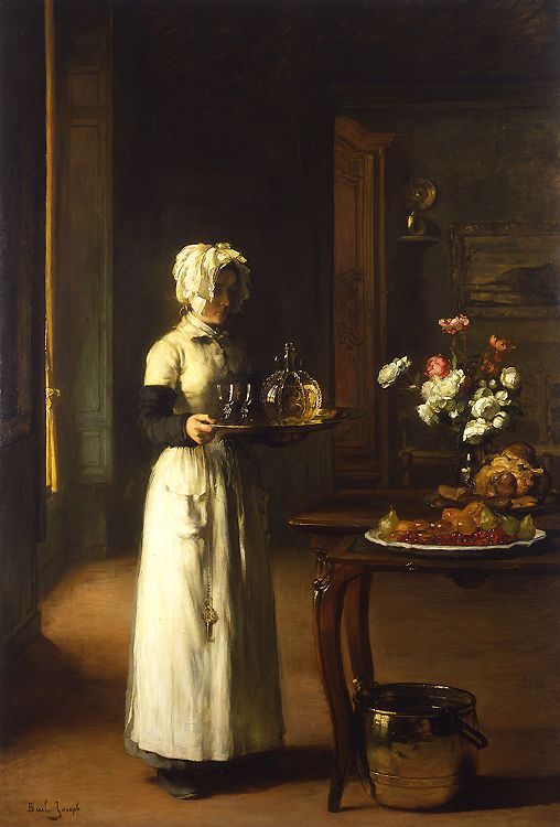 Joseph Bail, né à Limonest (Rhône) 1862- 1921 - "The serving Maid