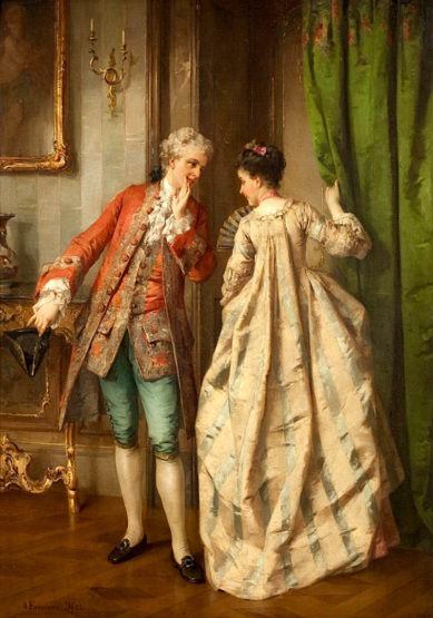 Otto Erdmann - The Appointment 19th century window treatment