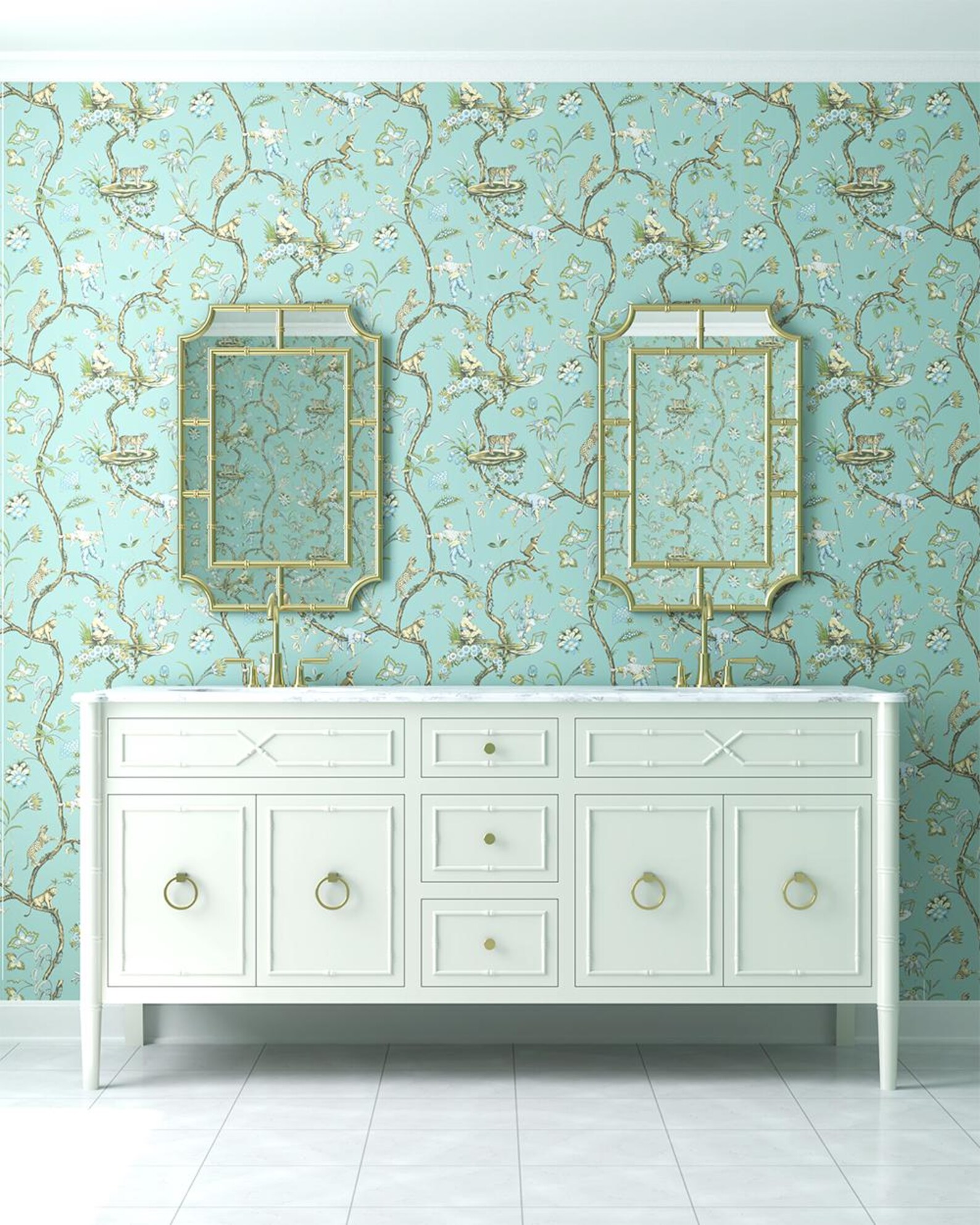 Rail and Stile Vintage double vanity Etsy