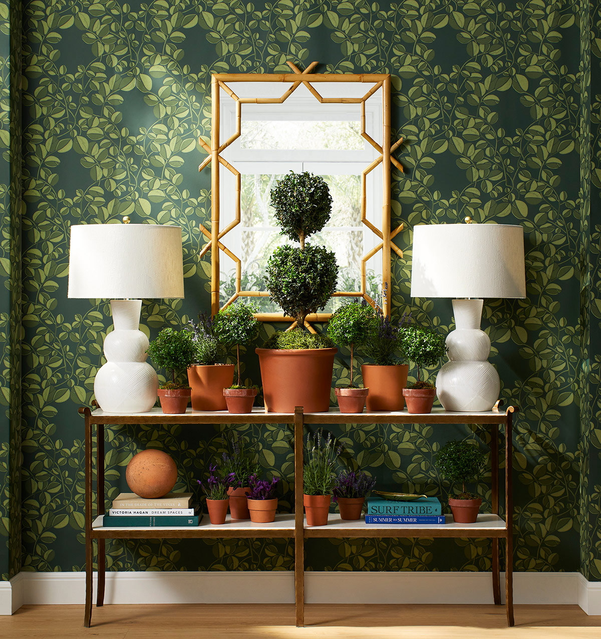 Serena and Lily - Entryway - Lamps on Console