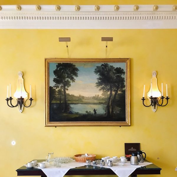 Sir John Soanes - University of Cambridge - beautiful yellow walls detail - photo LBI