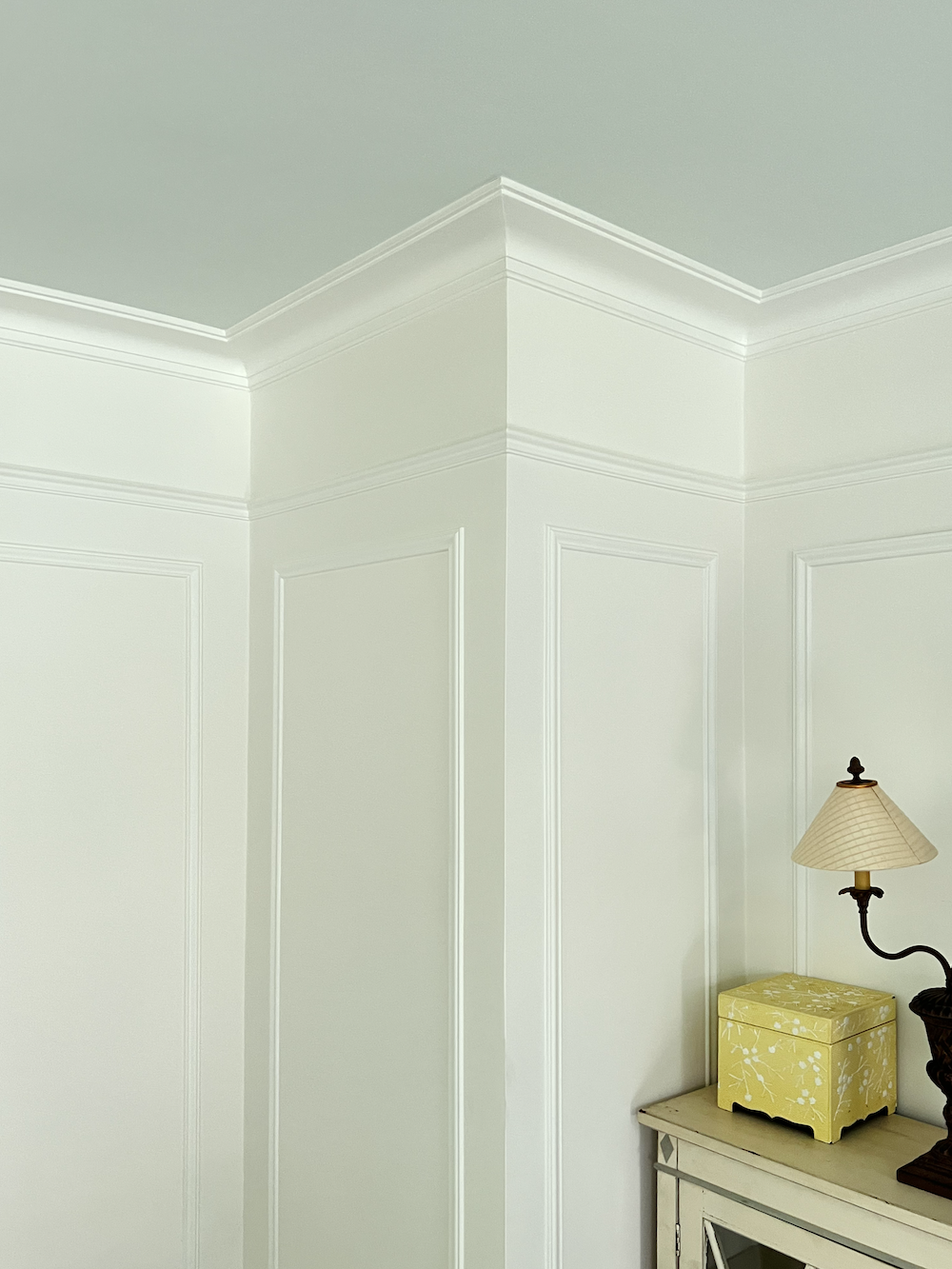 beautiful architectural detailing primary bedroom