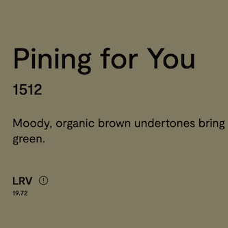 Benjamin Moore Pining for You 1512