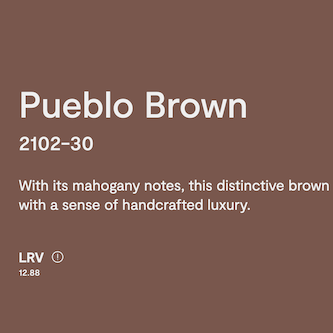 Benjamin Moore Pueblo Brown 2102-30