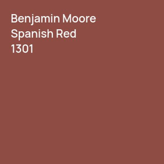 Benjamin Moore Spanish Red 1301