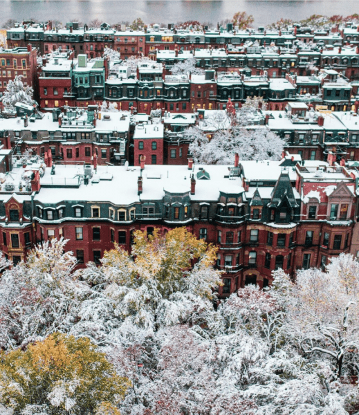 Boston - CommAve snow early December 2020 - photo via @skibbleyd83 on instagram