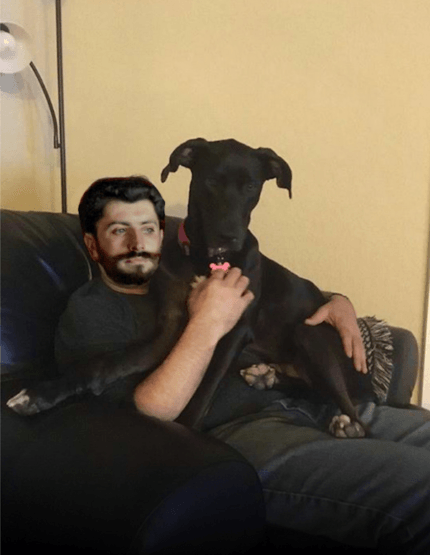 dr pozi poser black leather sofa