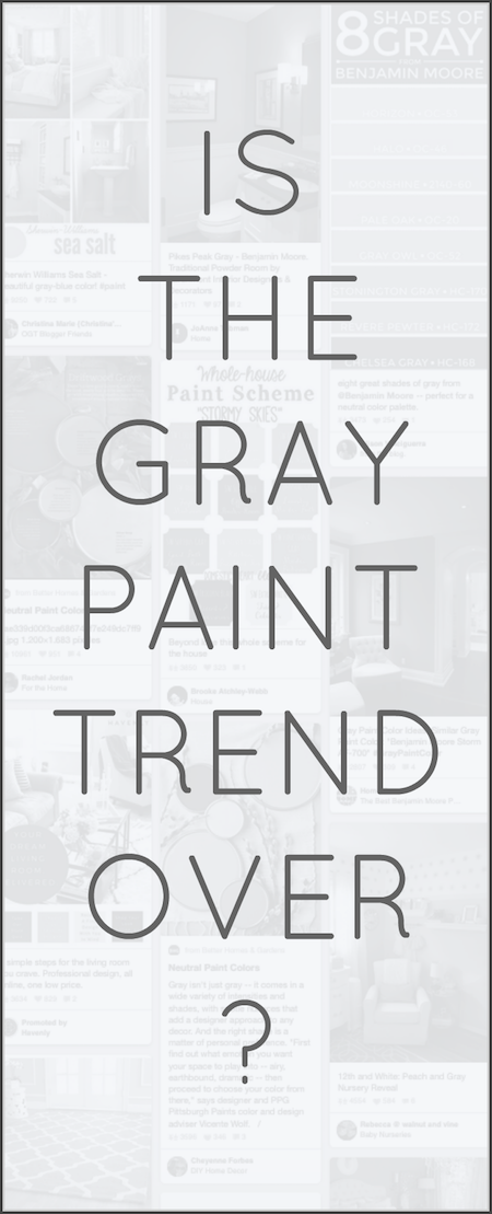 gray paint trend