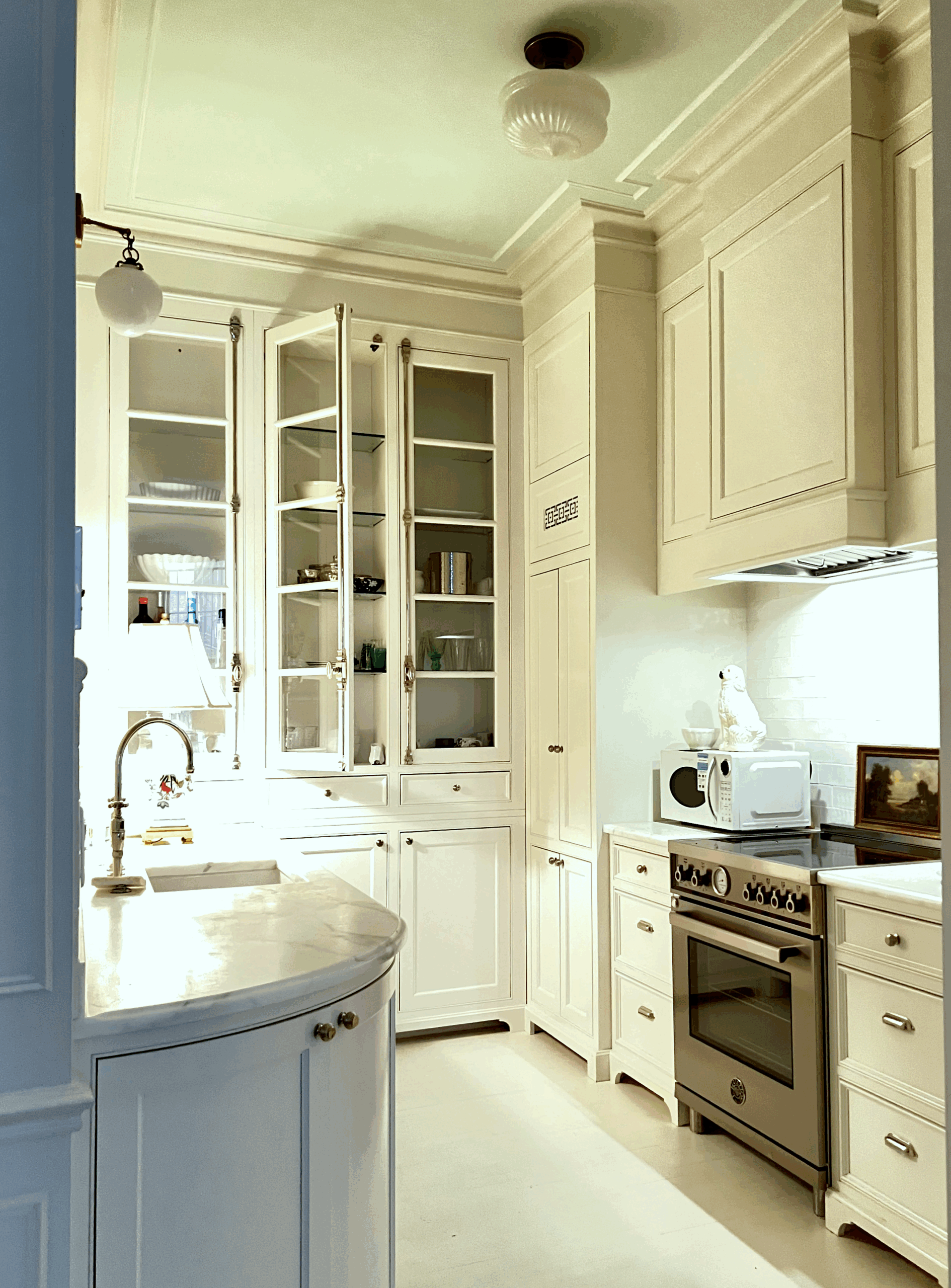 kitchen lighting my Boston brownstone renovated kitchen