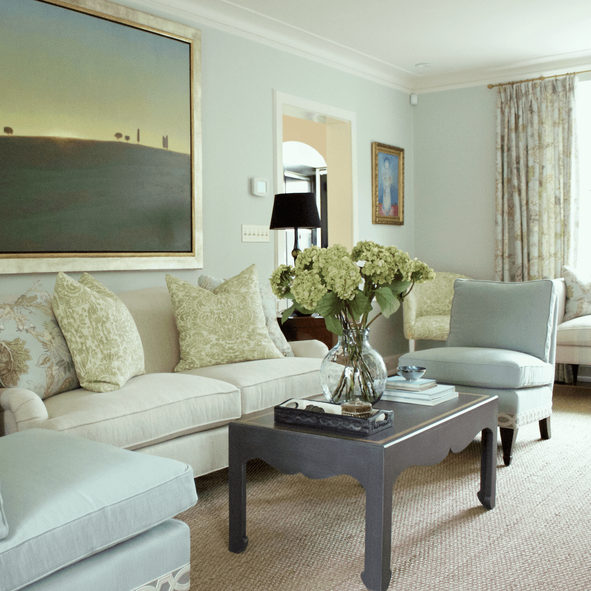 living room layout-Laurel Bern Interiors Bronxville Living room-painting