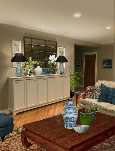 Mary's room new lamps coffee table accessories