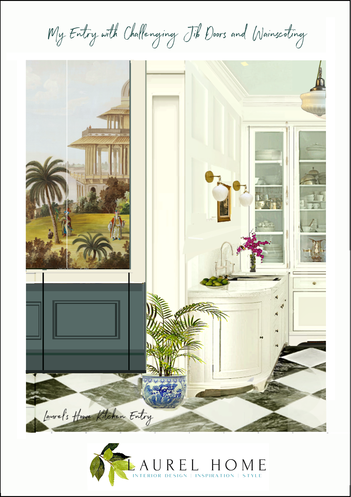 My Entry With Challenging Jib Doors and Wainscoting Ananbo India wall mural