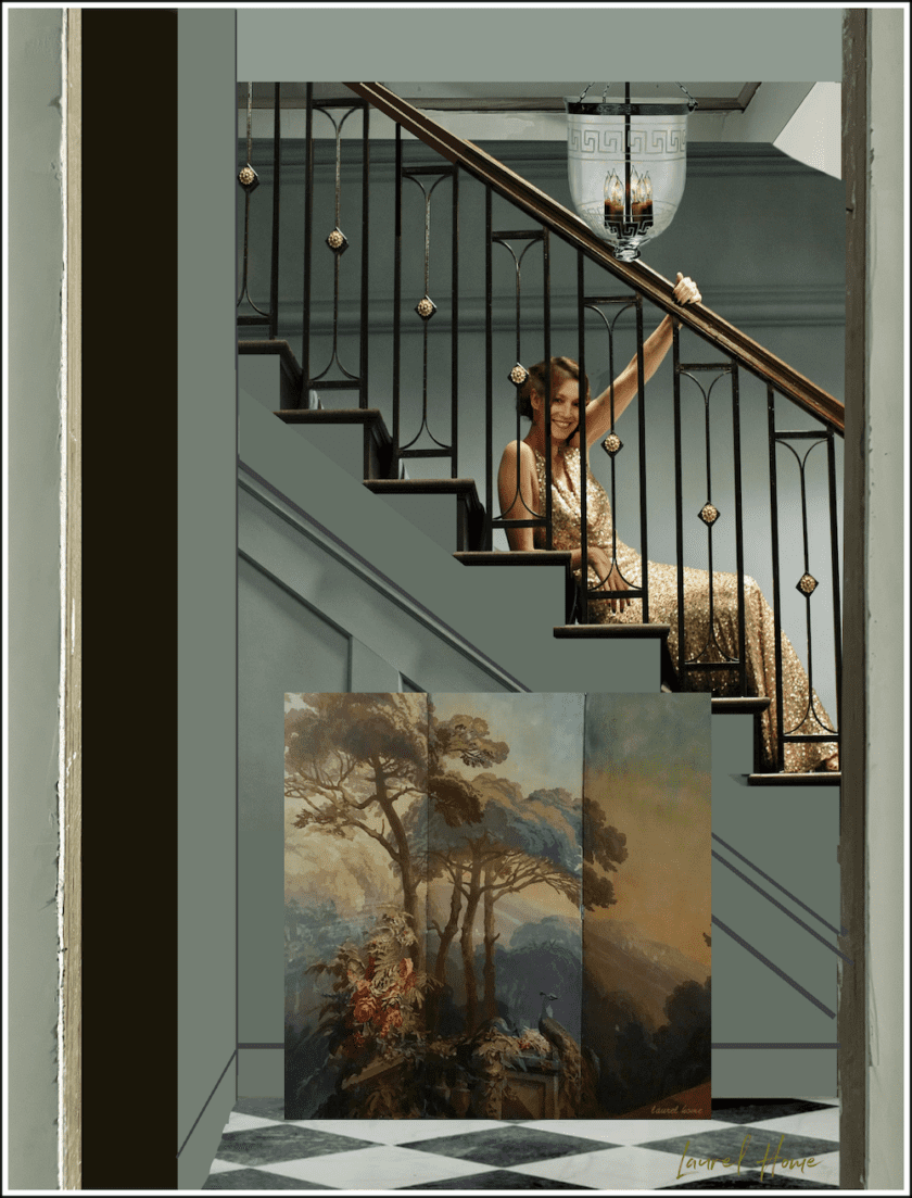 new stair handrail design inspired by upstairs-downstairs (2010) my face