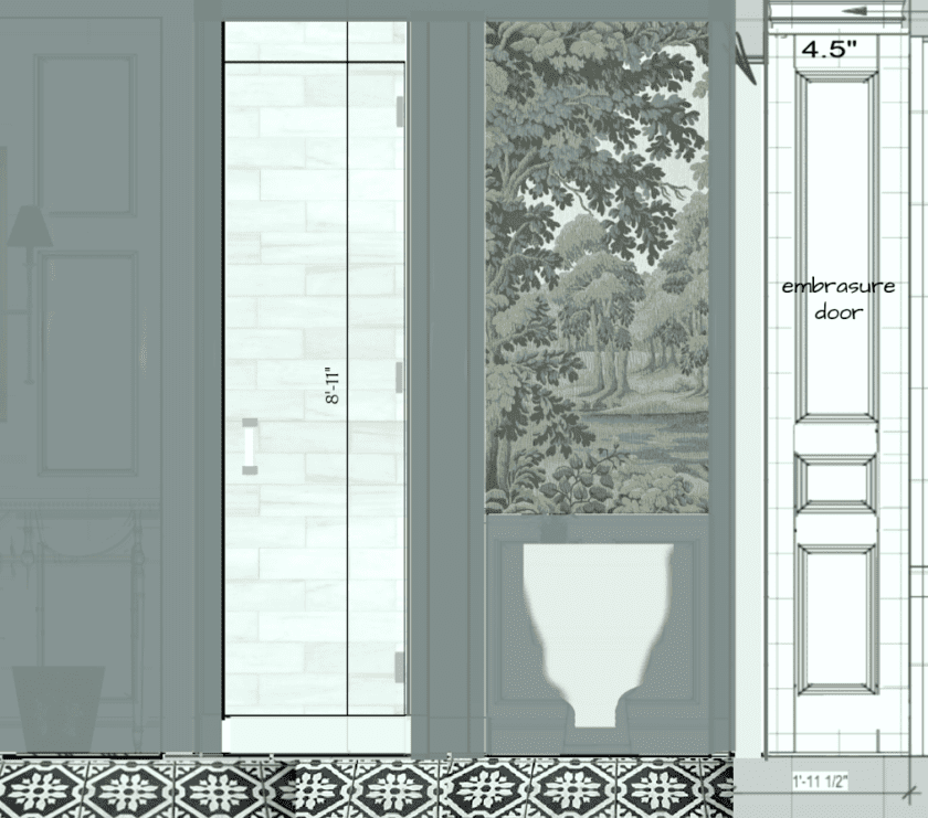 night train walls bathroom