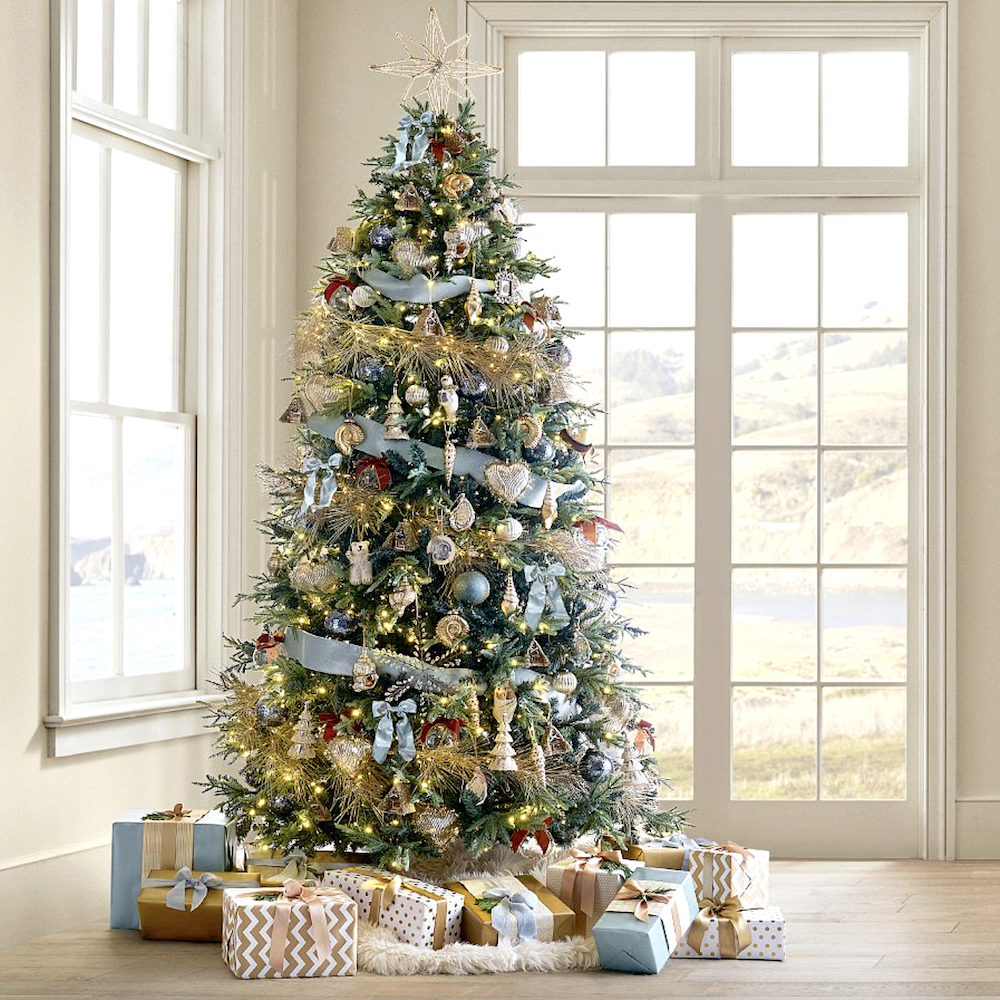 Pottery Barn Christmas tree package