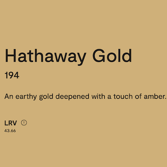 Benjamin Moore Hathaway Gold 194