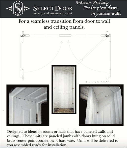 Select Door - Embrasure doors hardware - panel door