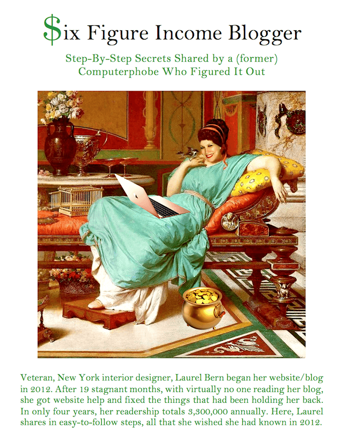 six figure income blogger cover