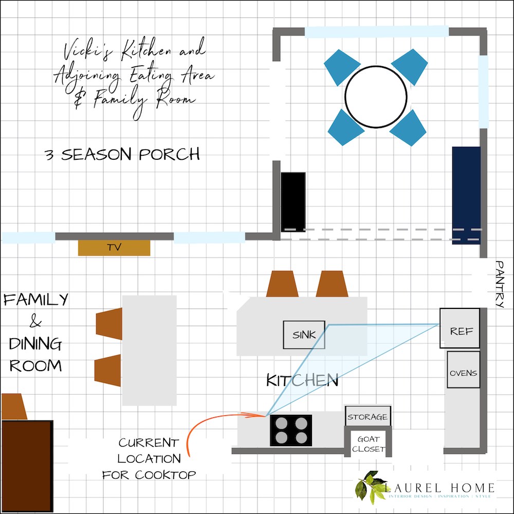 Vicki Current Kitchen Floorplan