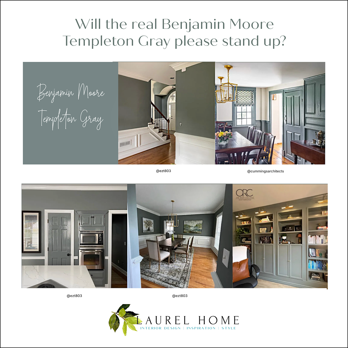 Will the real Benjamin Moore Templeton Gray please stand up?